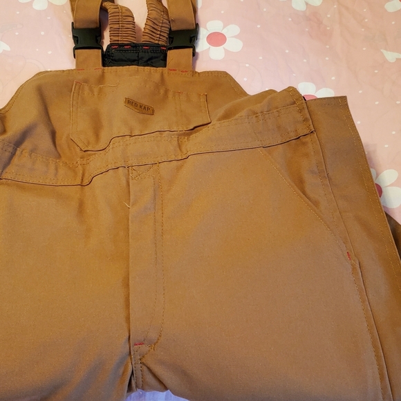 Men's Insulated Blended Duck Bib Overall Size Small Red Kap - Picture 6 of 16